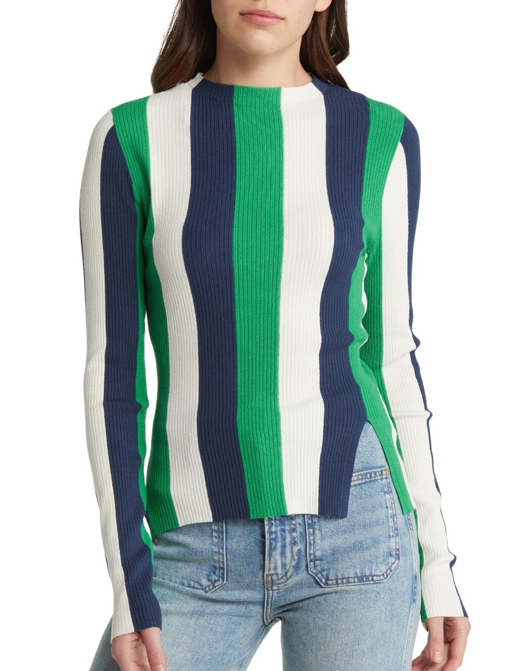 NWOT & Other Stories Rib Stripe Sweater